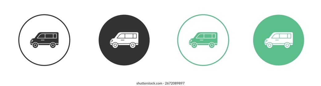 Icono de camioneta para su Sitio web o App. eps10