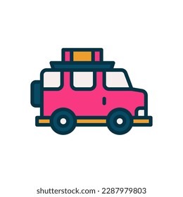 van icon for your website, mobile, presentation, and logo design.
