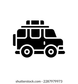 icono de van para tu sitio web, móvil, presentación y diseño de logotipo.