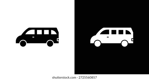 Iconos de camionetas para proyectos gráficos y de Diseño web