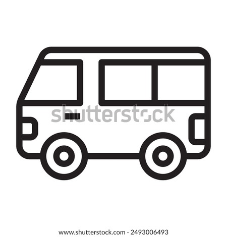 Van line icon. vector illustration.