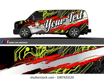 Van Livery graphic vector