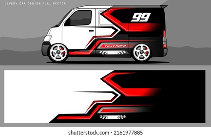 van livery graphic vector. abstract grunge background design for vehicle vinyl wrap and car branding