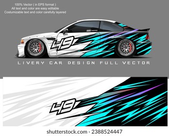 van livery graphic vector. abstract grunge background design for vehicle vinyl wrap and car branding