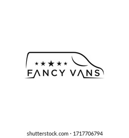 Icono del logotipo de la van diseños vectoriales