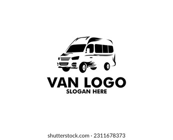Van logo vector template isolated on white background