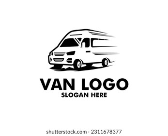 Van logo vector template isolated on white background