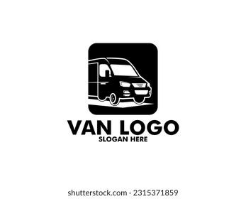 Van logo vector template isolated on white background