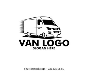 Van logo vector template isolated on white background