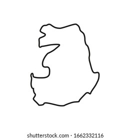 Van region map, country of Turkey