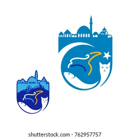 Van Silhouette in Turkey, Vector Template