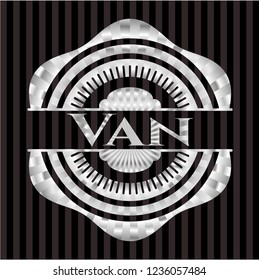 Van silvery badge or emblem