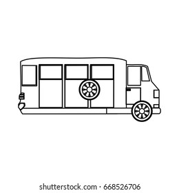 Van transport vehicle