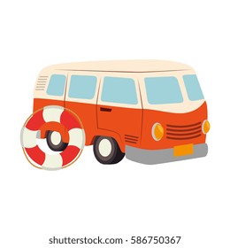 van travel summer icon