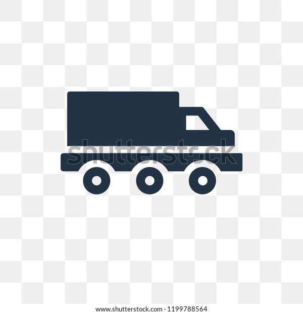 Van vector icon\
isolated on transparent background, Van transparency concept can be\
used web and mobile