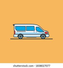 Van Vector illustration icon design