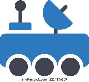 van  Vector illustration on a transparent background. Premium quality symmbols. Glyphs vector icons for concept and graphic design. 
