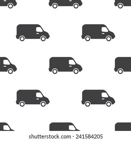 van, vector seamless pattern, Editable can be used for web page backgrounds, pattern fills  