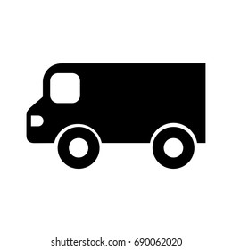 van vehicle isolated icon