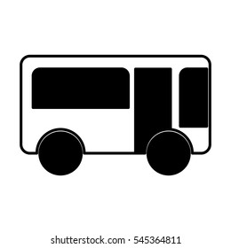 van vehicle isolated icon vector illustration design