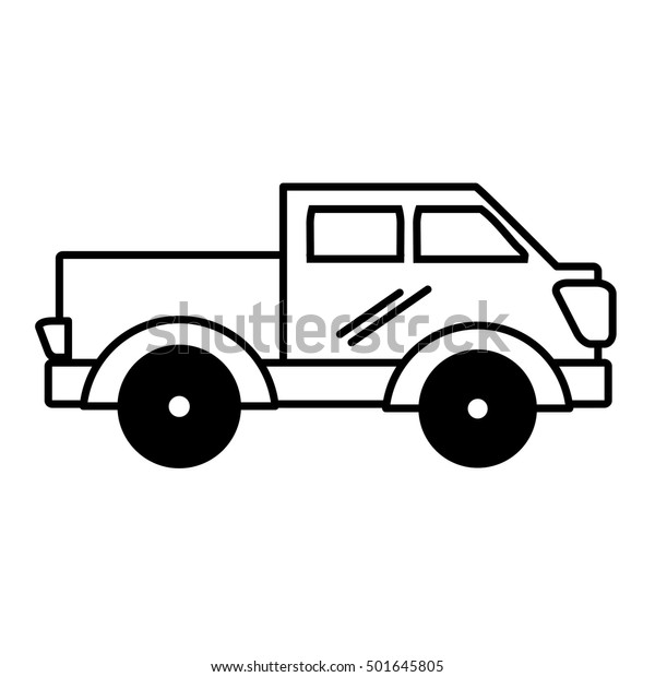 van vehicle transport isolated icon vector\
illustration design