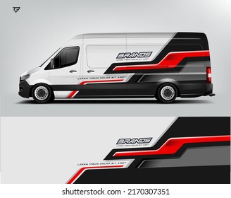 Van Wrap Car Design.Van Wrap Livery design. Ready print wrap design for Van.