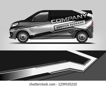 Van Wrap design for company, decal, wrap, and sticker. vector eps10