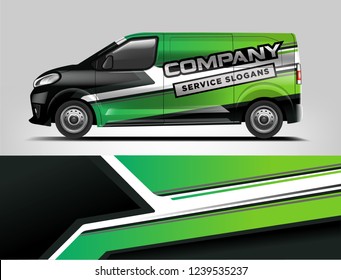 Van Wrap design for company, decal, wrap, and sticker. vector eps10