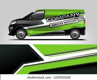 Van Wrap design for company, decal, wrap, and sticker. vector eps10