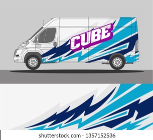 Van Wrap design for company, decal, wrap, and sticker