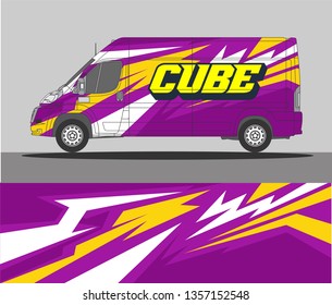 Van Wrap design for company, decal, wrap, and sticker