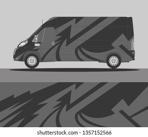 Van Wrap design for company, decal, wrap, and sticker