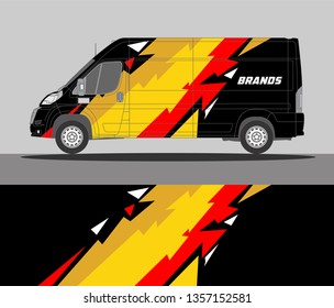 Van Wrap design for company, decal, wrap, and sticker