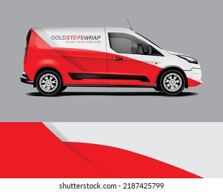 Van Wrap design for company, decal, wrap, and sticker. vector eps10
