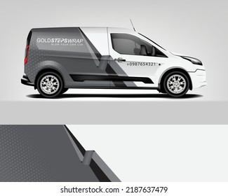 Van Wrap design for company, decal, wrap, and sticker. vector eps10
