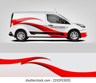 Van Wrap design for company, decal, wrap, and sticker. vector eps10