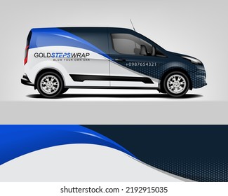 Van Wrap design for company, decal, wrap, and sticker. vector eps10