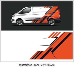 Van Wrap design for company, decal, wrap, and sticker.
