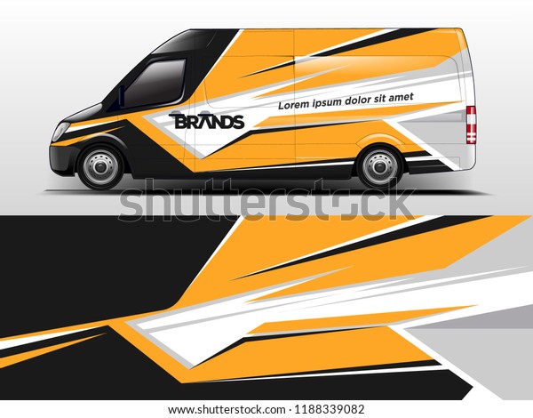 Van Wrap design for company, decal, wrap, and\
sticker. vector eps10