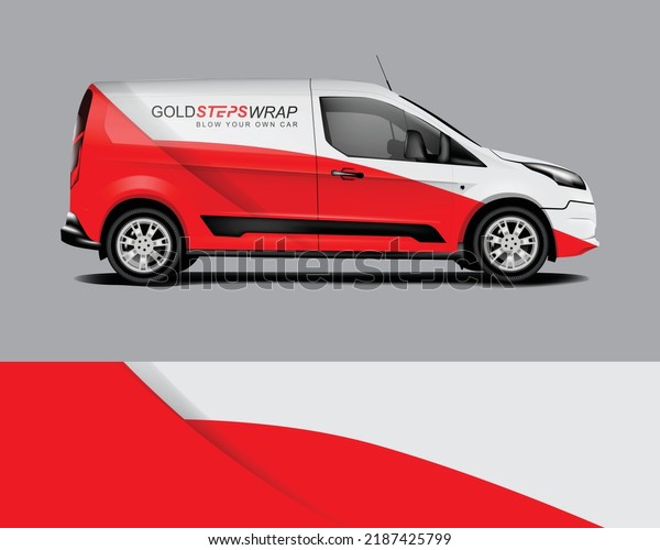 Van Wrap design for company, decal, wrap, and\
sticker. vector eps10\
