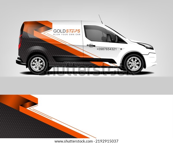 Van Wrap design for company, decal, wrap, and
sticker. vector eps10