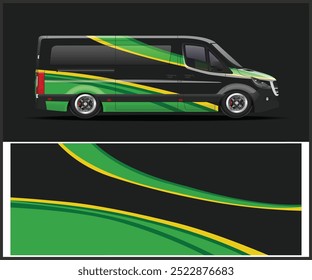 Van wrap design and graphic Vector for a Vehicle wrap, Car Magnets