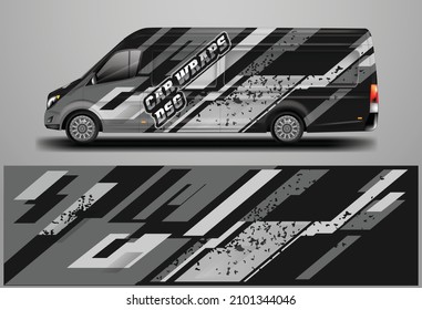 Diseño De Van Wrap Livery Preparado Impresión Y Editable 