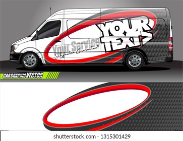 van wrap design. simple lines with abstract background vector concept for vehicle vinyl wrap and automotive decal livery