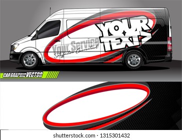 van wrap design. simple lines with abstract background vector concept for vehicle vinyl wrap and automotive decal livery