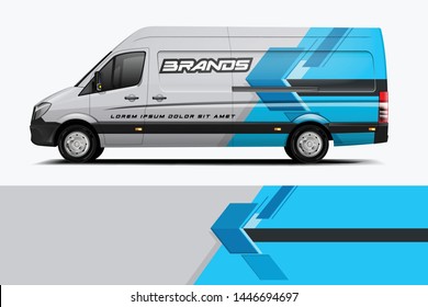 Van wrap design. Wrap, sticker and decal design for company. Vector format - eps 10 Vector
