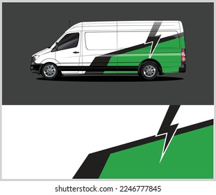 Van wrap design. Wrap, sticker and decal design for company
