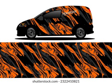 Van wrap design. Wrap, sticker, and decal design for camper car decal vector format