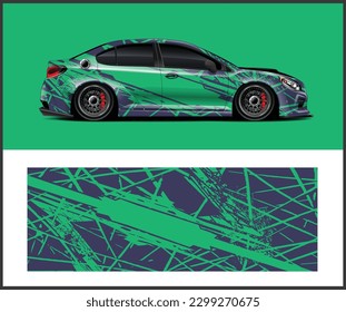 Van wrap design and vinyl sticker graphic Vector for a Vehicle wrap, Car Magnets