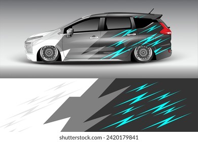 diseño de envolturas de furgoneta Diseño de envolturas, pegatinas y calcomanías en formato vectorial